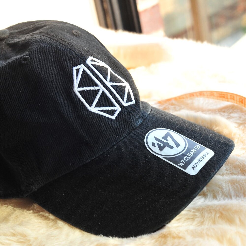 MOMA AI Brain Black Baseball Denim Cotton Hat